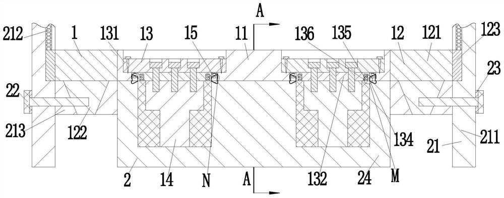 Forming die prepared through natural rubber block