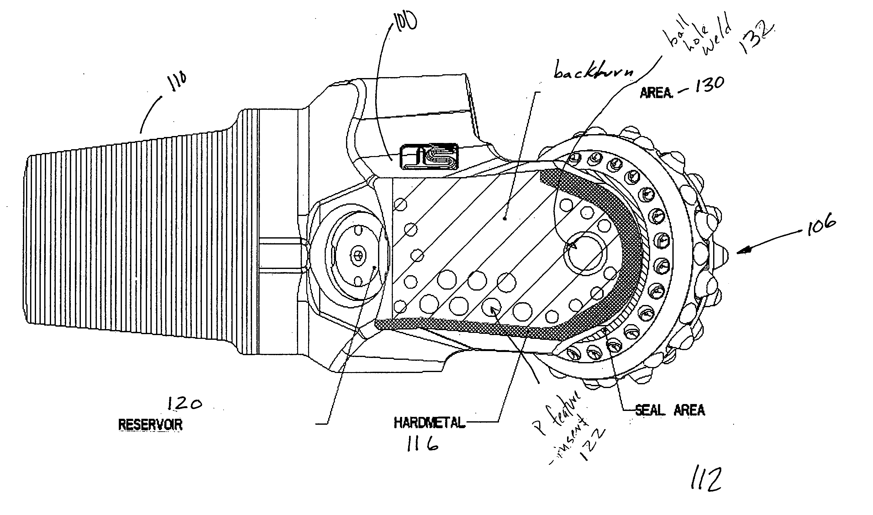 Drill bit having increased resistance to fatigue cracking and method of producing same