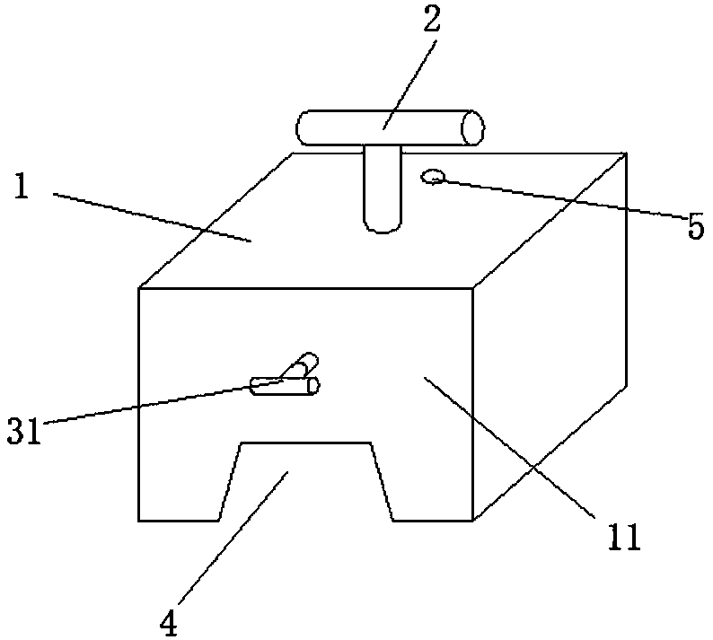 Controllable magnetic extractor for iron metal in wound