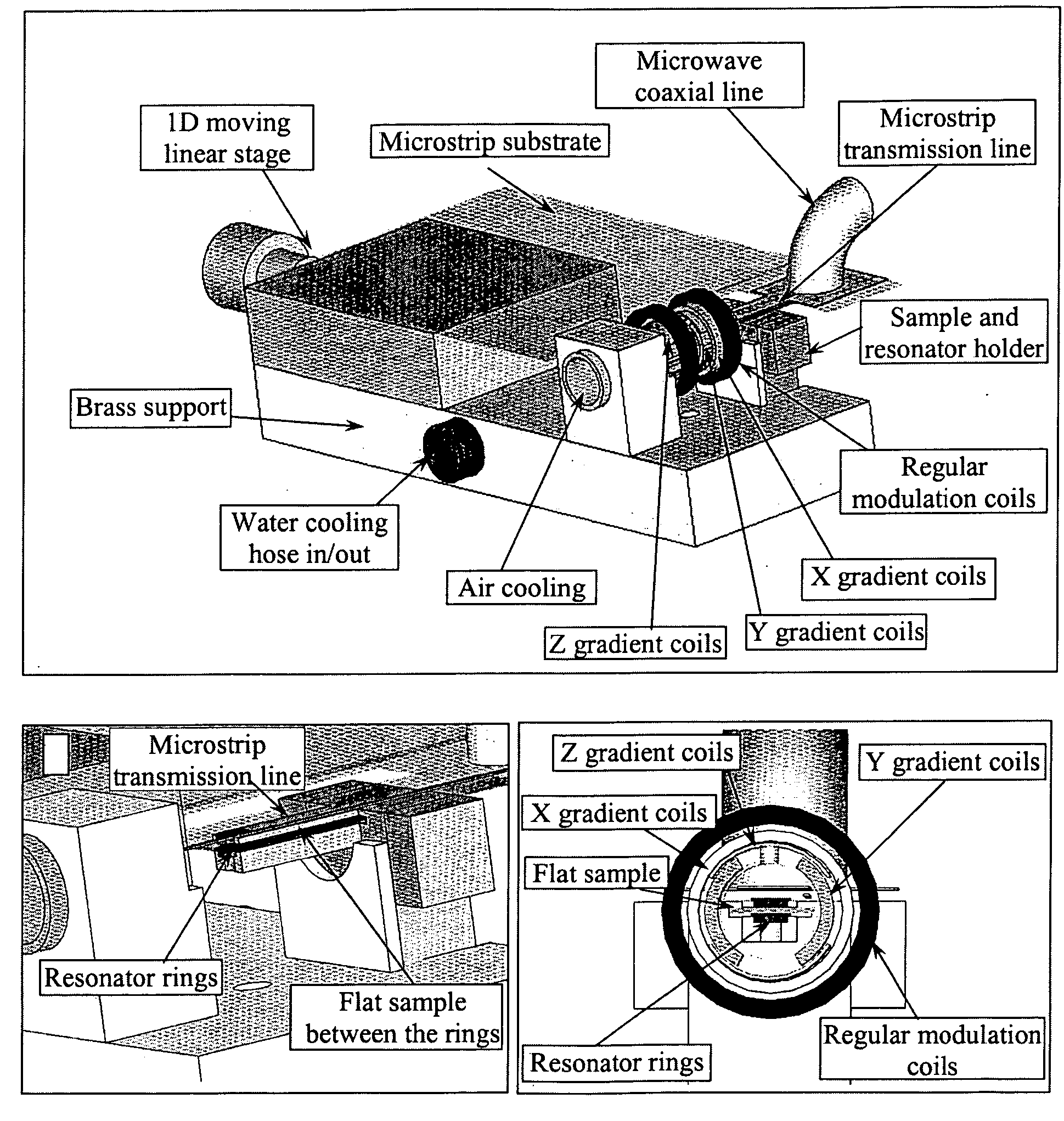 Electron spin resonance microscope for imaging with micron resolution