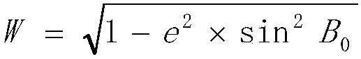 Compensation elevation plane or mean elevation plane-based 3-degree zoning coordinate conversion system