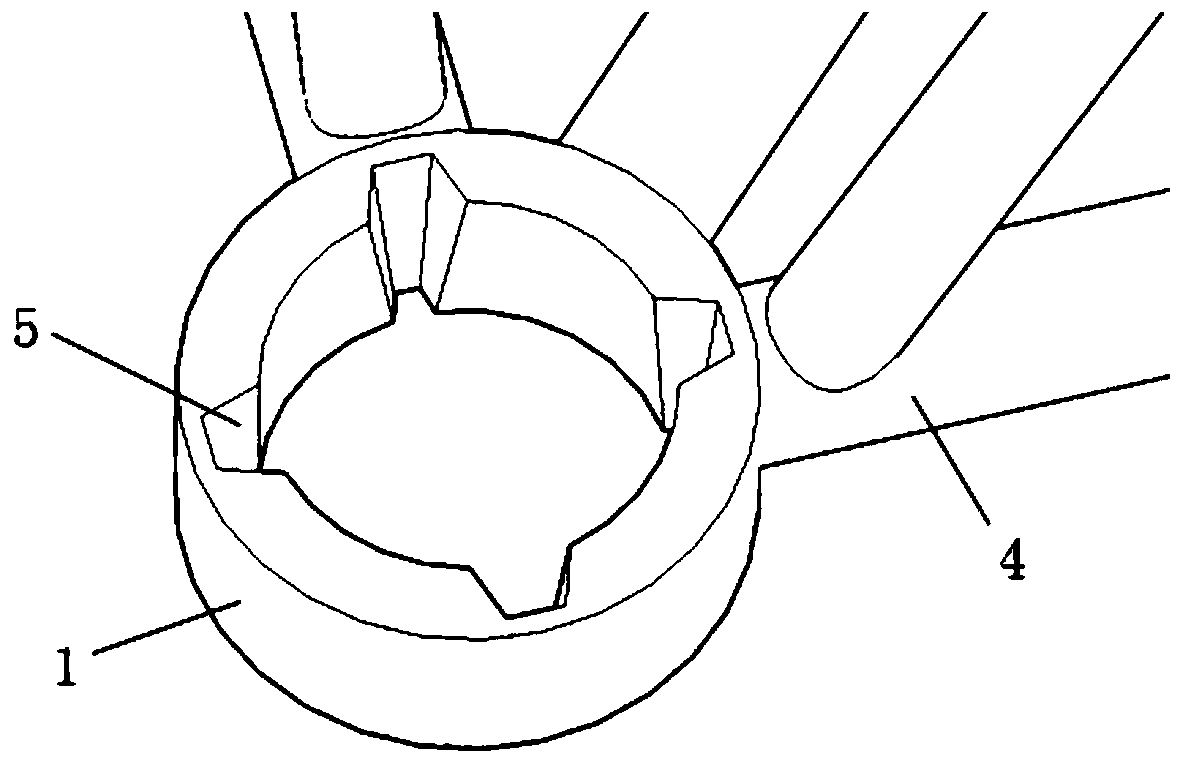 Support and pile column underwater landing lock connection structure and construction method thereof