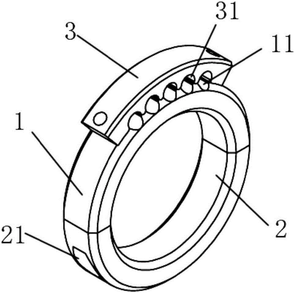 Cable restraining device suitable for robot executer