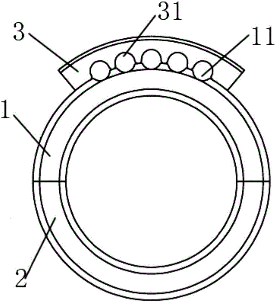 Cable restraining device suitable for robot executer