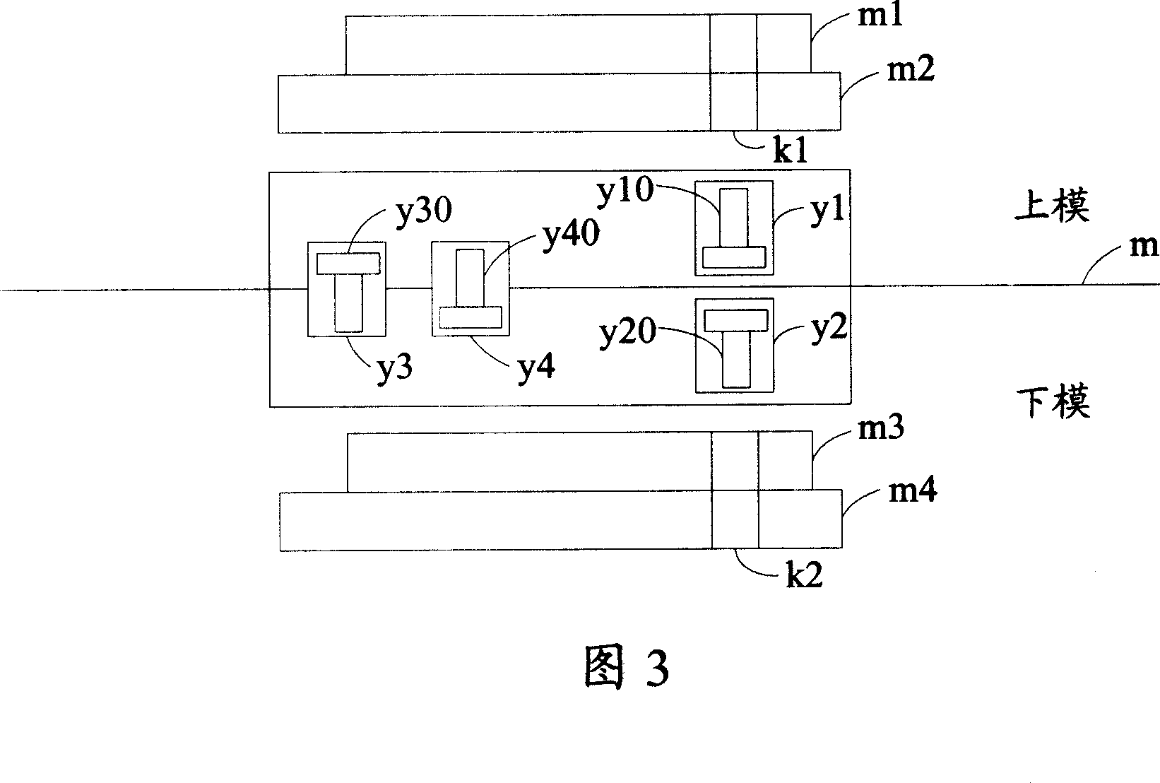 Mould element structural avoid-hole automatic generation system and method