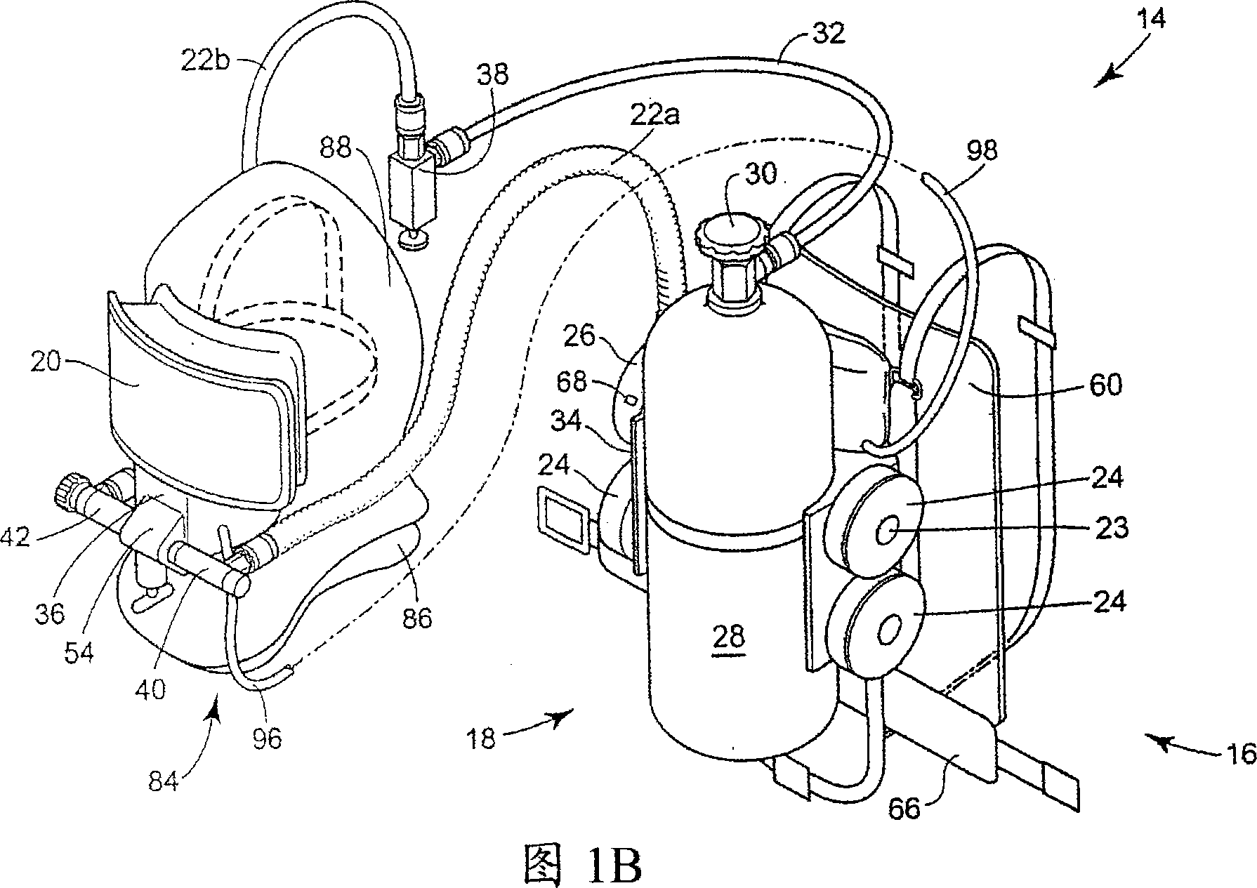 Apparatus and method for providing breathable air and bodily protection in a contaminated environment