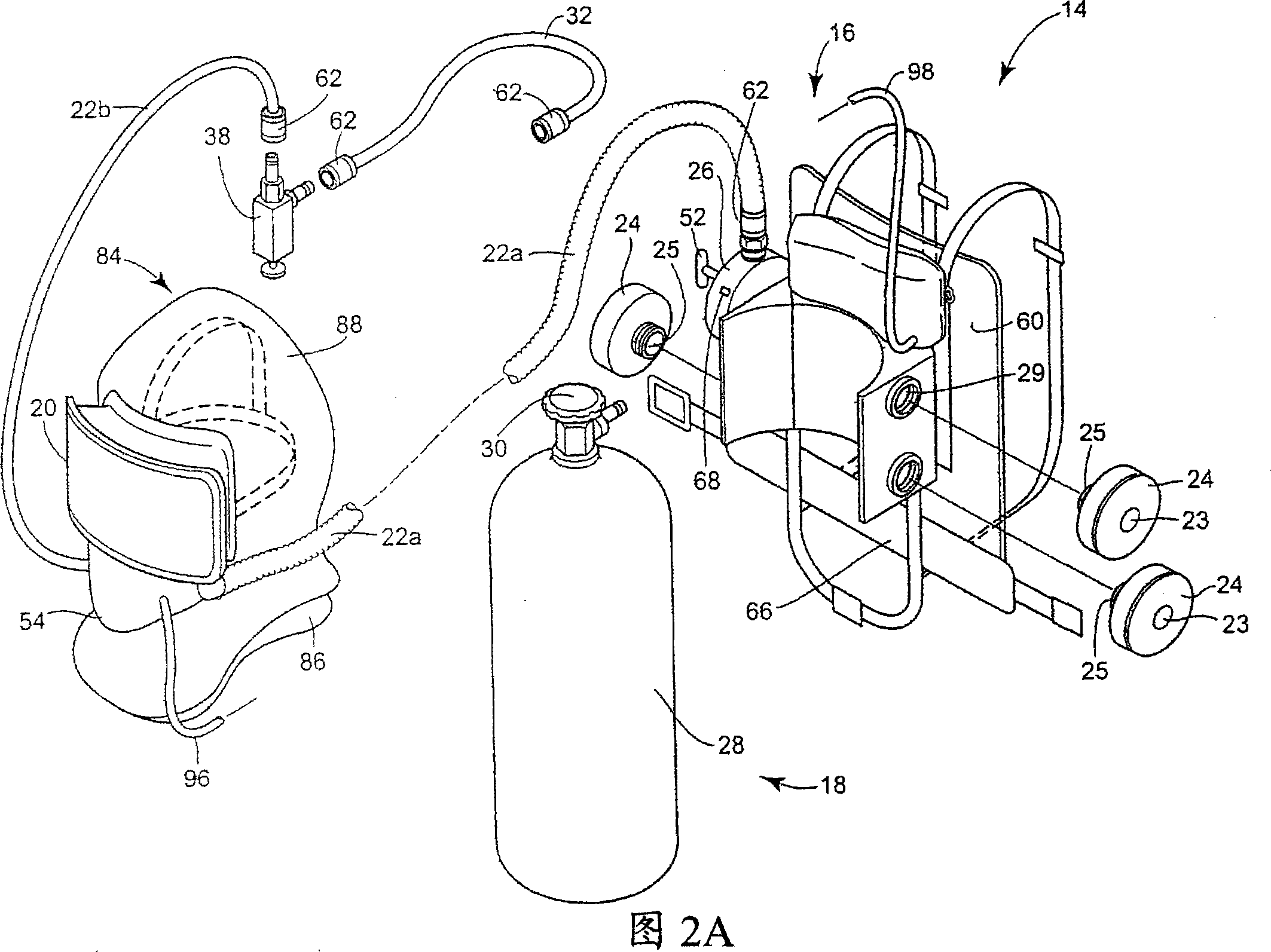 Apparatus and method for providing breathable air and bodily protection in a contaminated environment