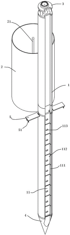 Soil water storage capacity measuring instrument