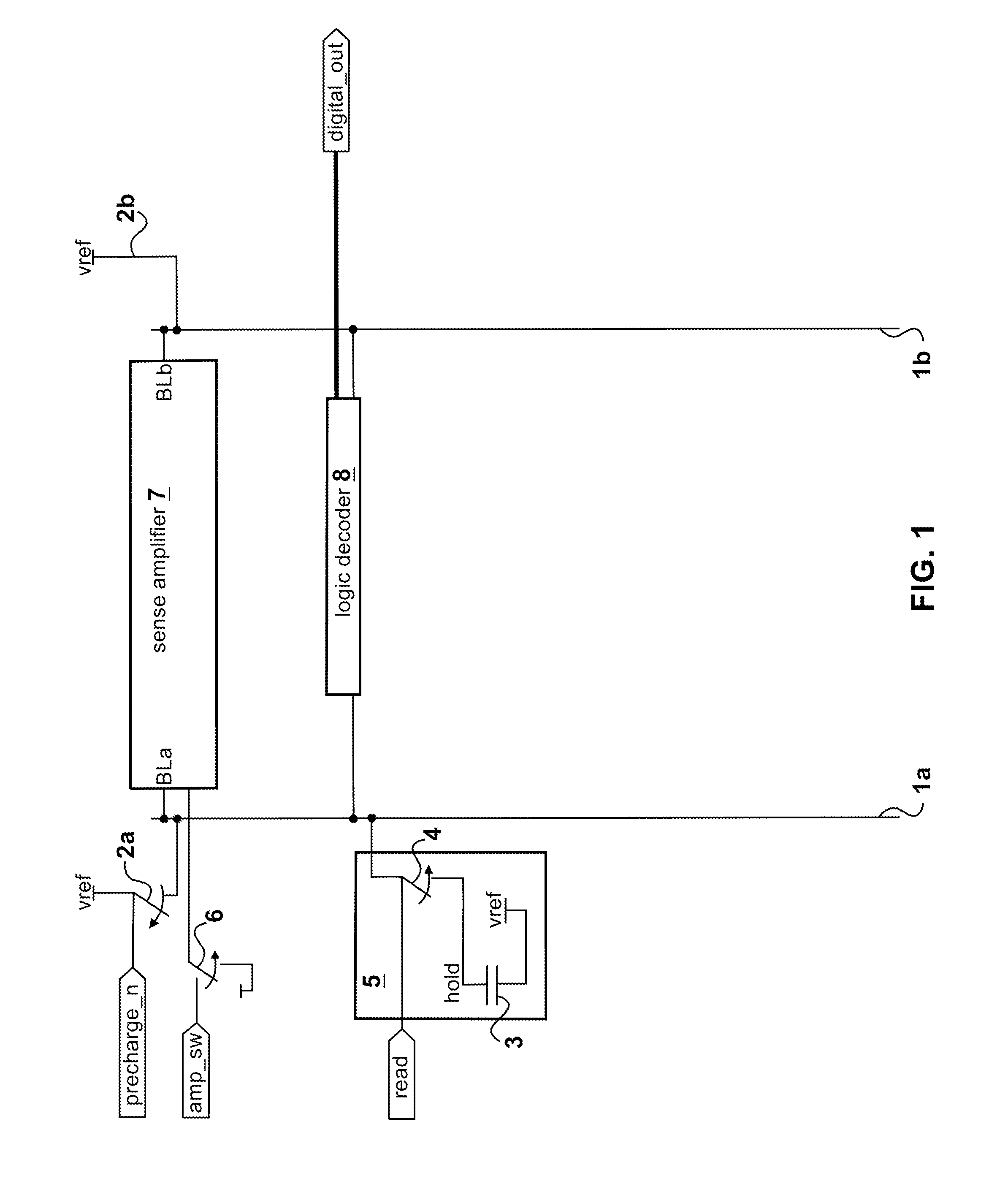 Memory architecture with a current controller and reduced power requirements