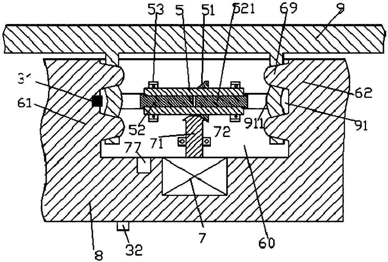 A temporary stage structure that can be disassembled quickly