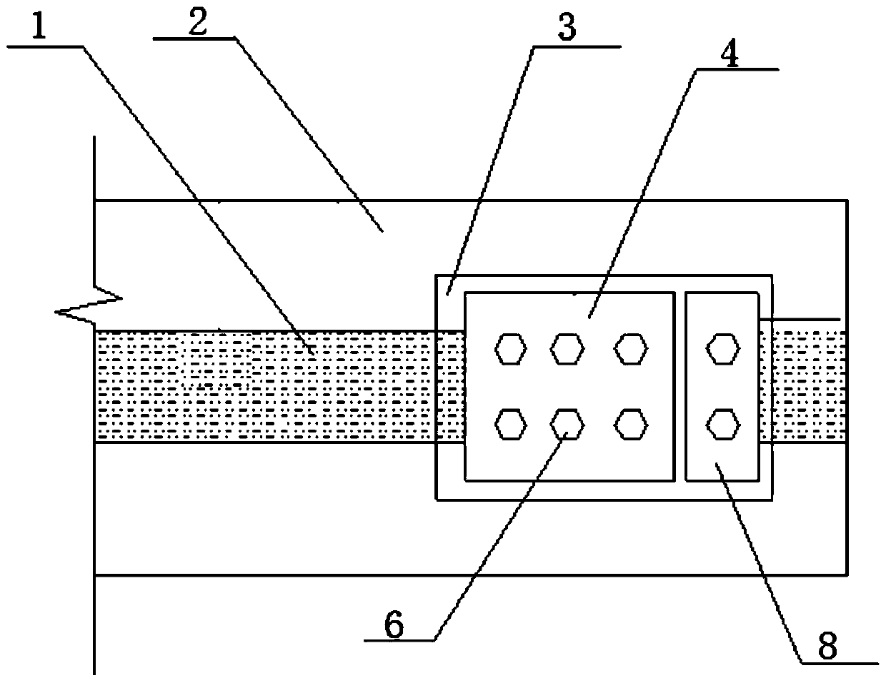 Fiber sheet tensioning device and its tensioning method