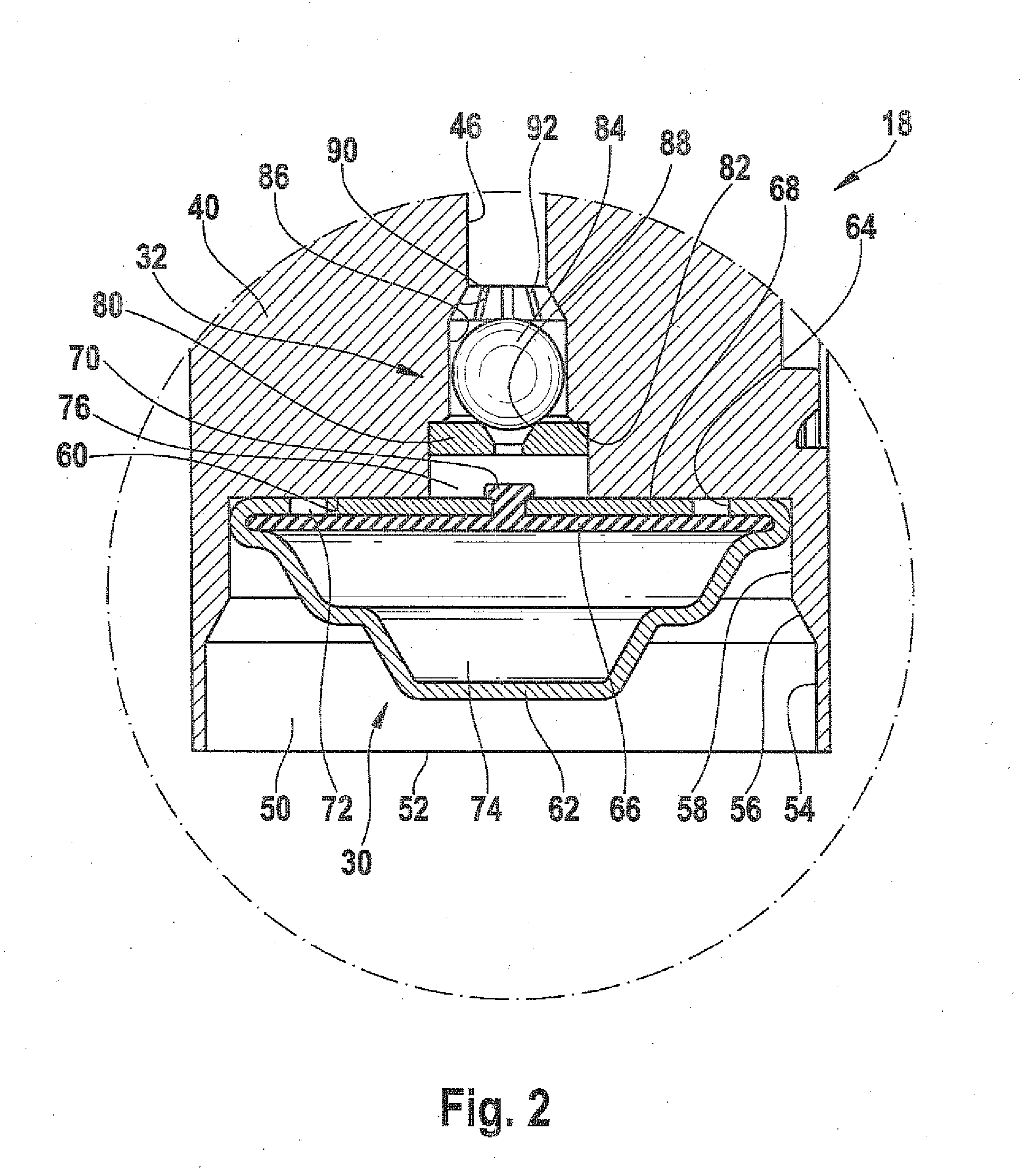 Hydraulic vehicle brake system having a service brake which can be actuated by muscle force and having a device for regulating the wheel slip