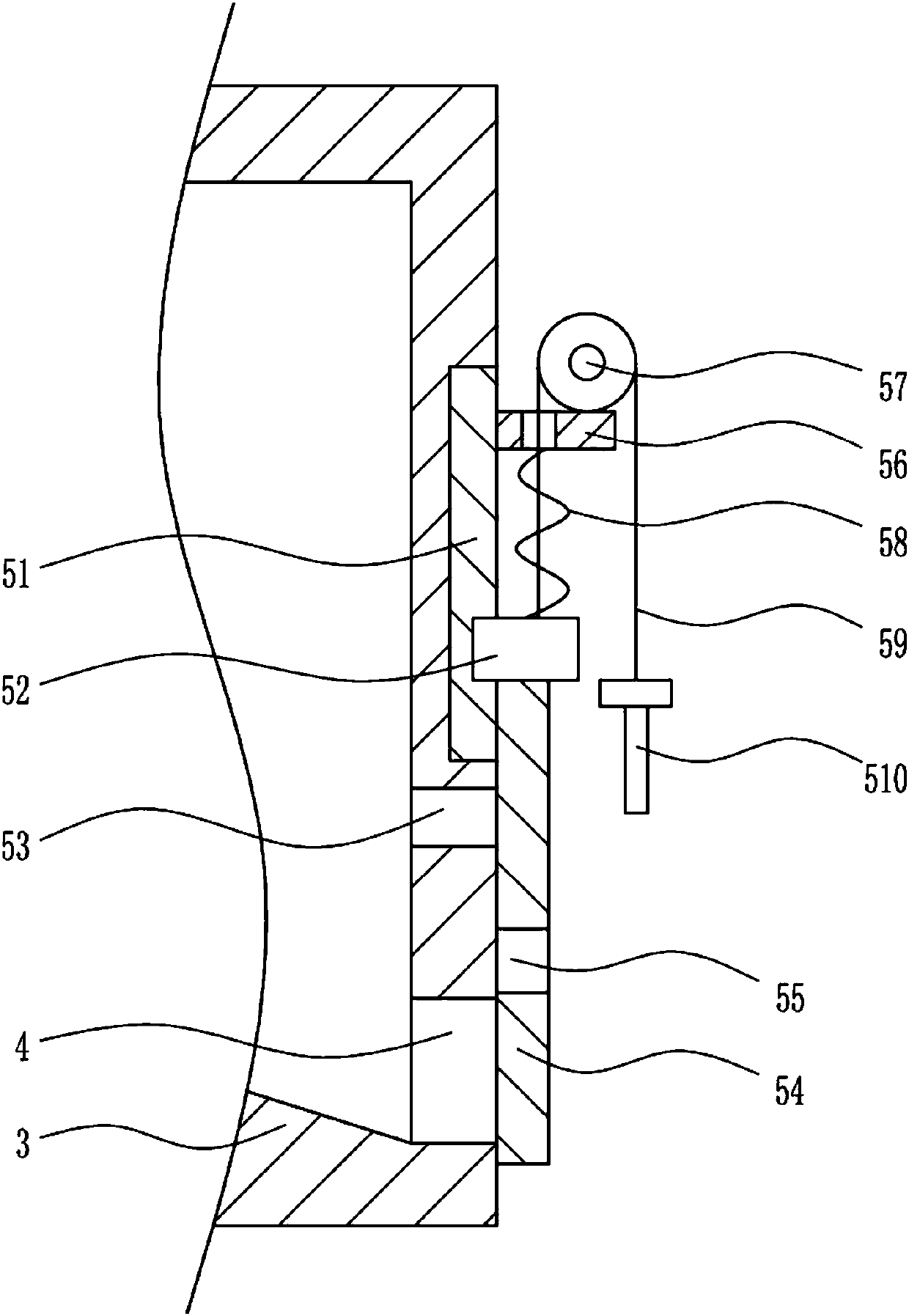 Device for packaging waste batteries