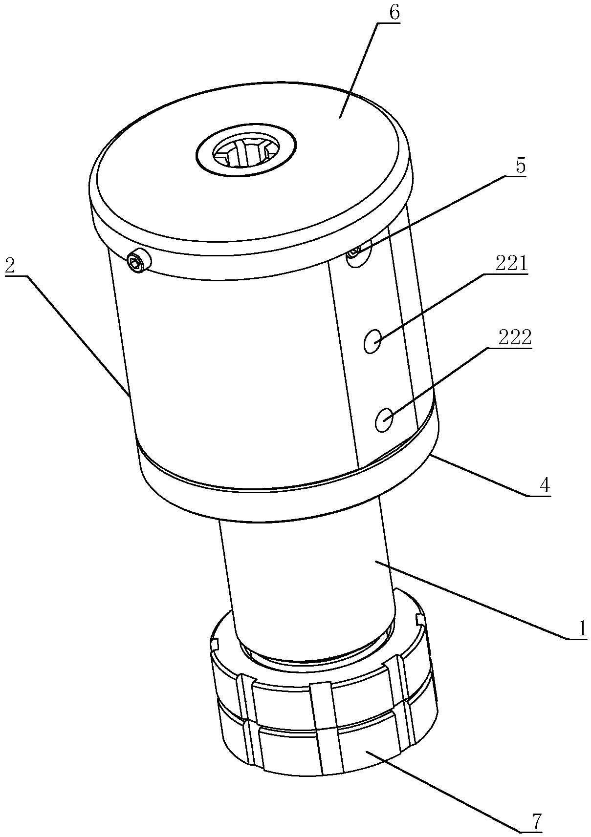 Broaching tool handle assembly