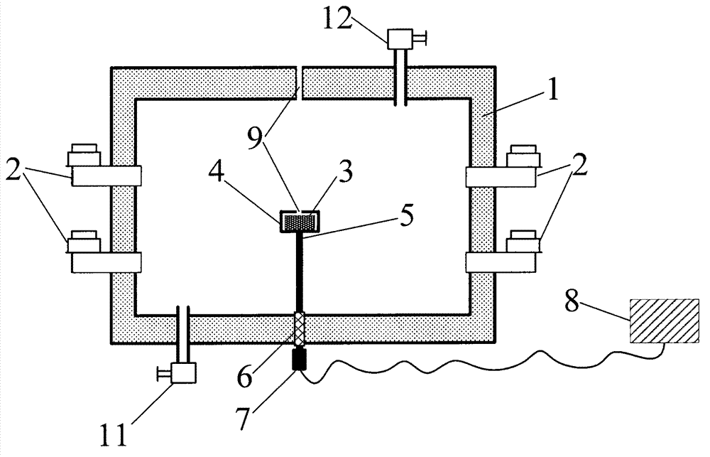 Ultrasonic vibration activation assisted microwave sintering furnace