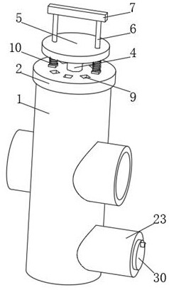 A copper diverter valve