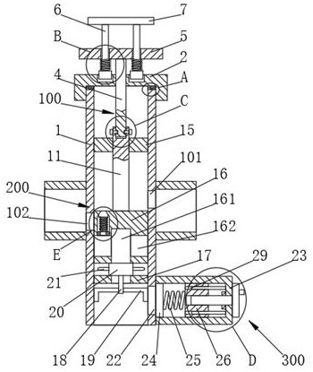 A copper diverter valve