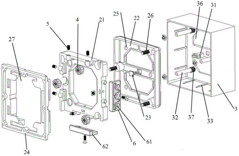 LED spliced screen structure