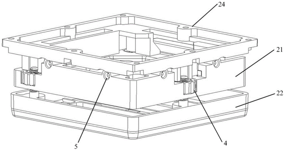 LED spliced screen structure