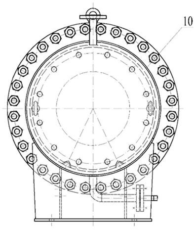 Horizontal external pressure experiment device