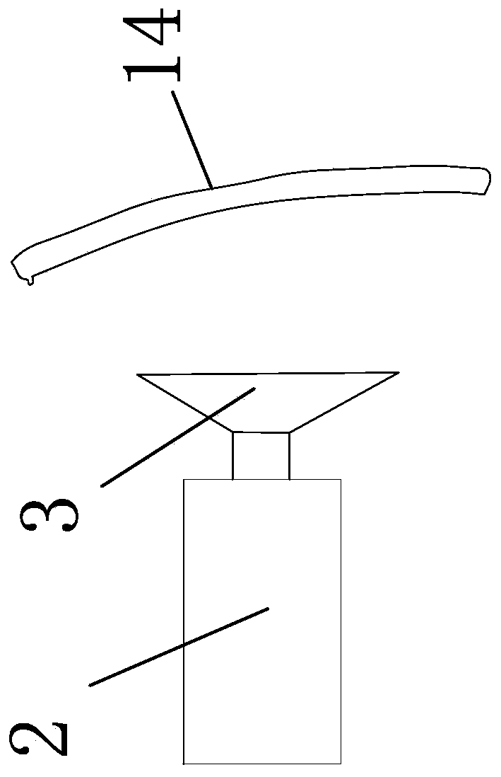 Wave transmission performance testing method and device suitable for ACC millimeter wave label