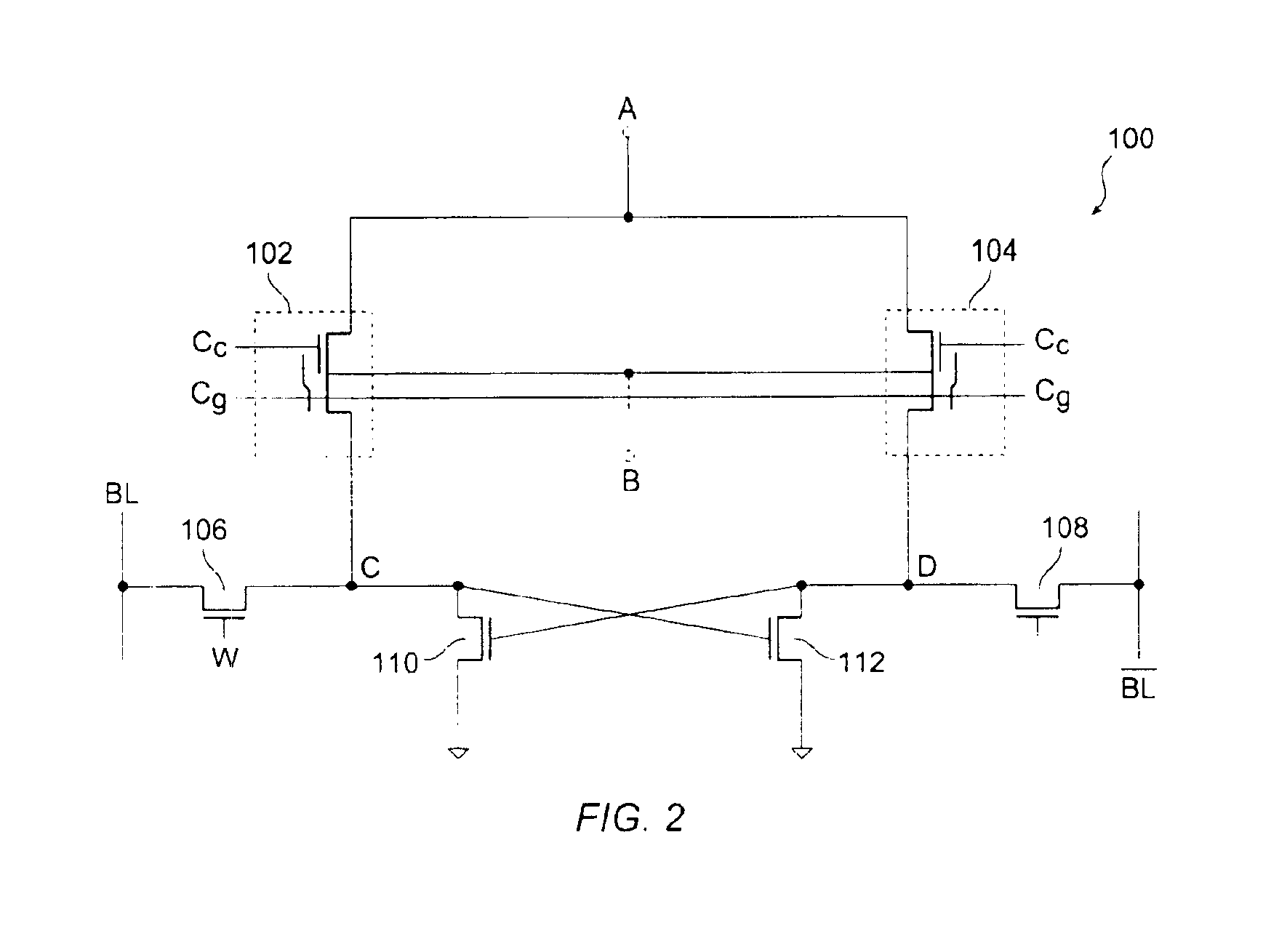 Non-volatile static random access memory