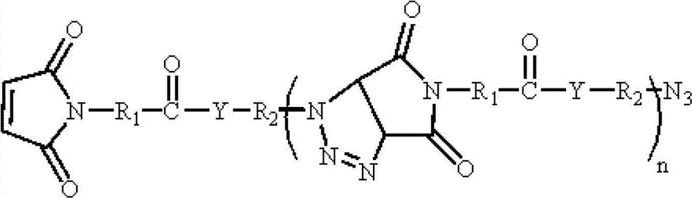 Polymaleimide polymer as well as preparation method and application of polymaleimide polymer