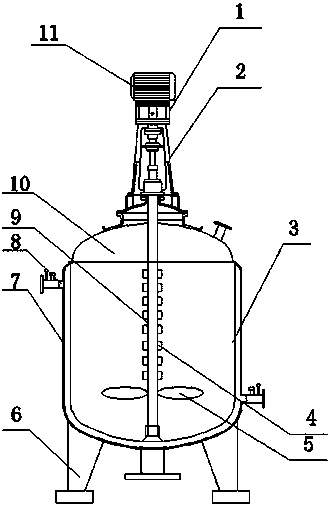 Noodle processing, stirring, and cooking device