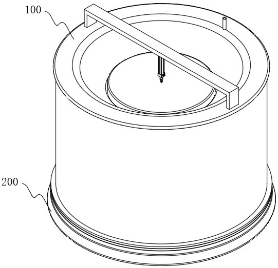 Device for producing chloroquine phosphate and preparation process