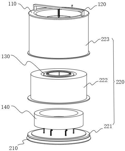 Device for producing chloroquine phosphate and preparation process