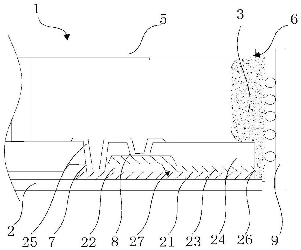 A display panel and a method for making the same