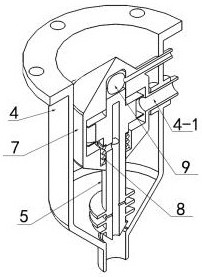 Vertical intermittent powder and particle material dilute phase jet conveying device