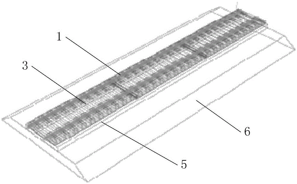 Ballastless track damage analysis method performing combined solution based on definite element expansion and fatigue analysis