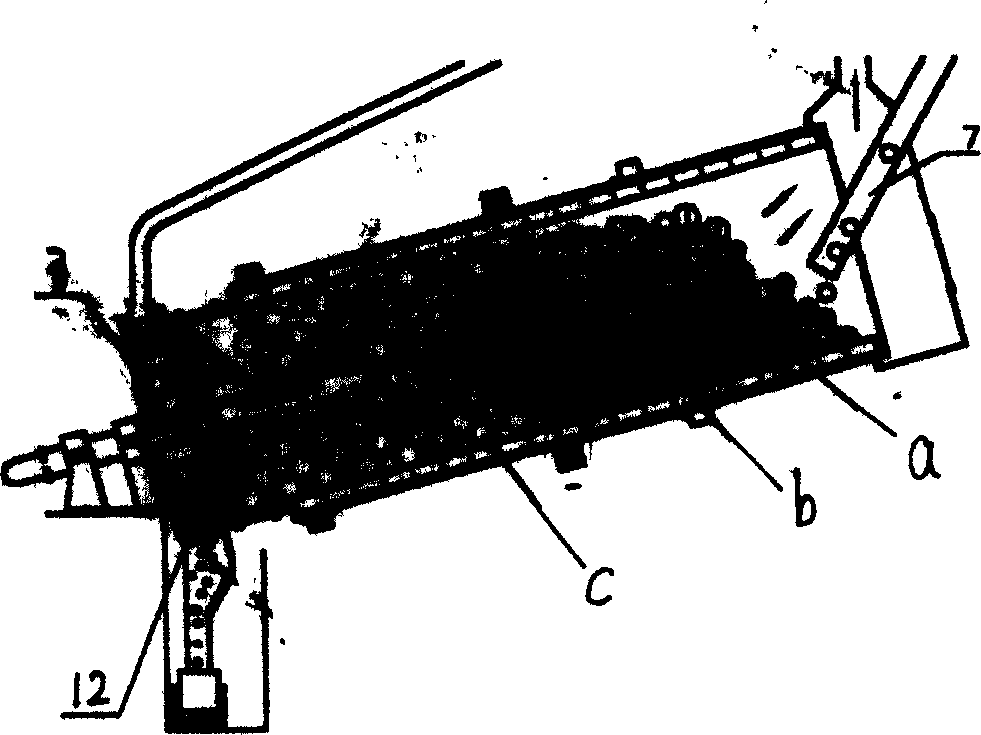 Large tilt rotary kiln cement calcining process and rotary kiln