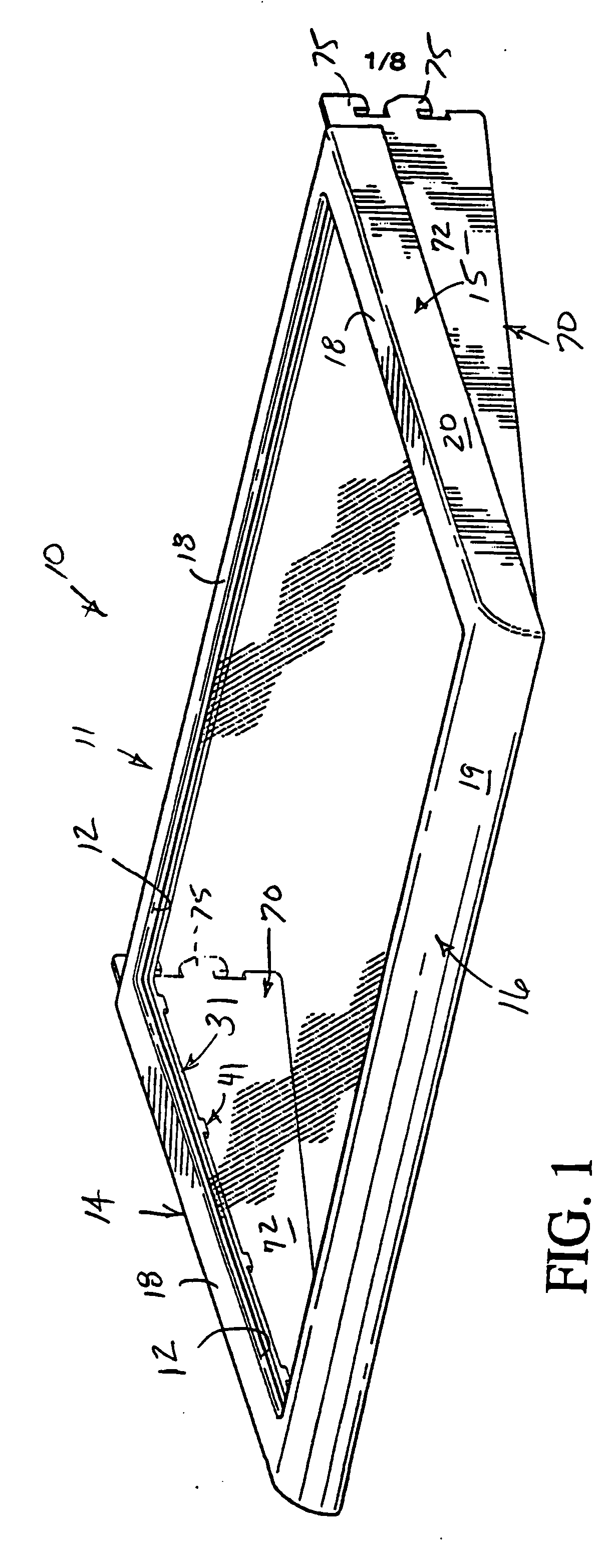 Shelf assembly for a refrigerator compartment