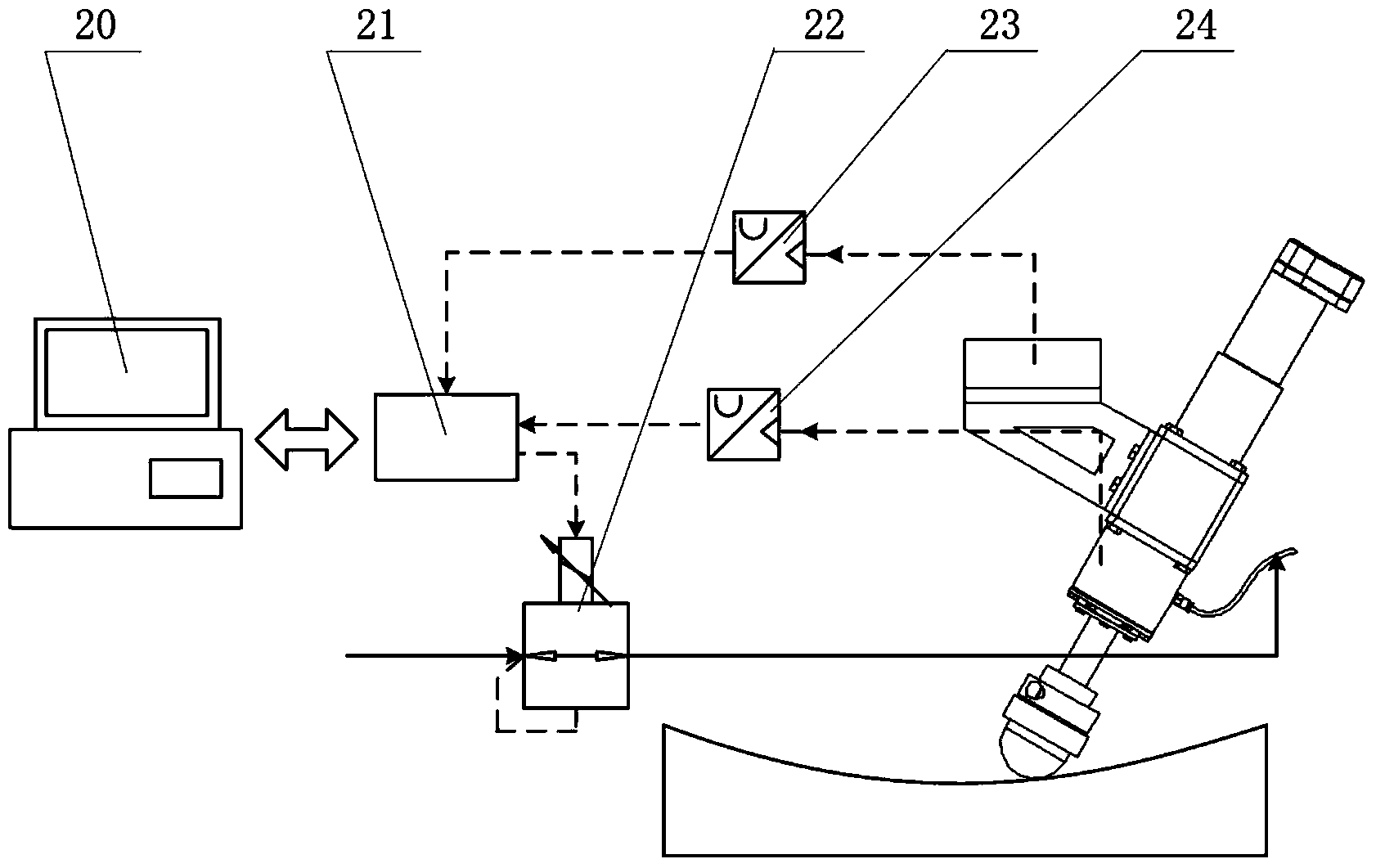 Air bag polishing tool and system and method