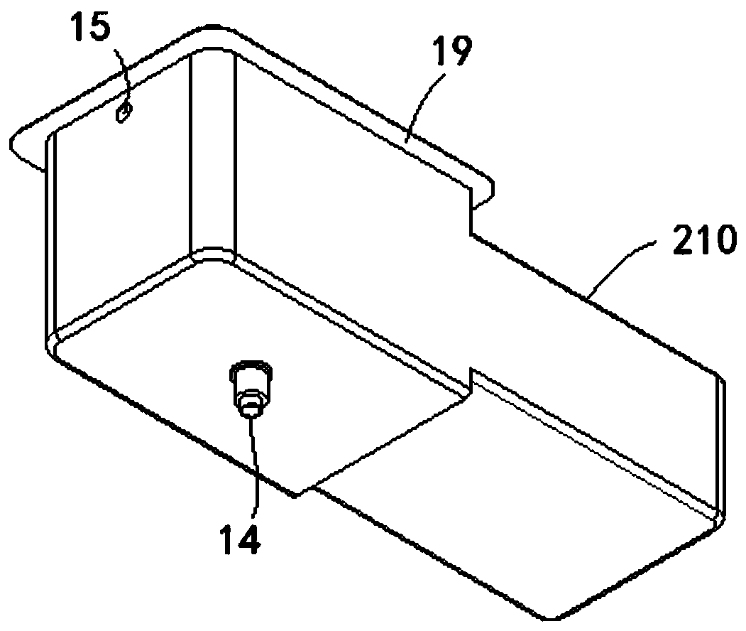 Bowl basket hidden type dishwashing sink structure