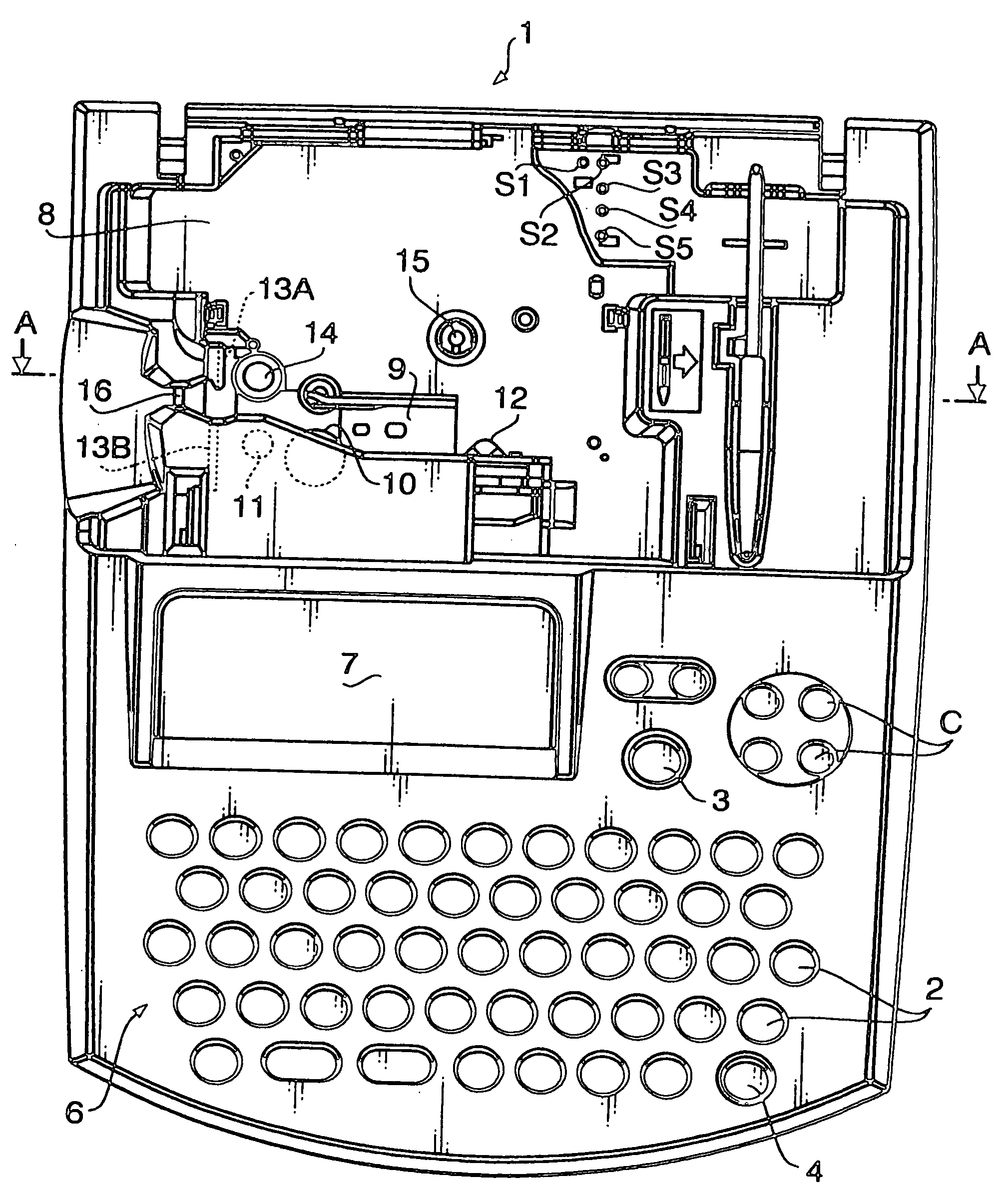 Tape printing device and tape cassette