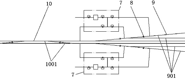 Catenary power supply device and power supply method for EMU insulation