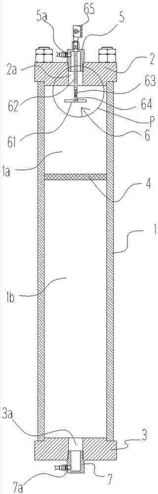 Natural gas hydraulic compression cylinder