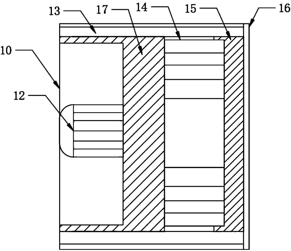 Novel retainer of storage battery