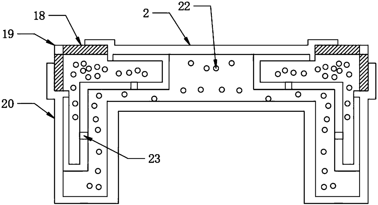 Novel retainer of storage battery