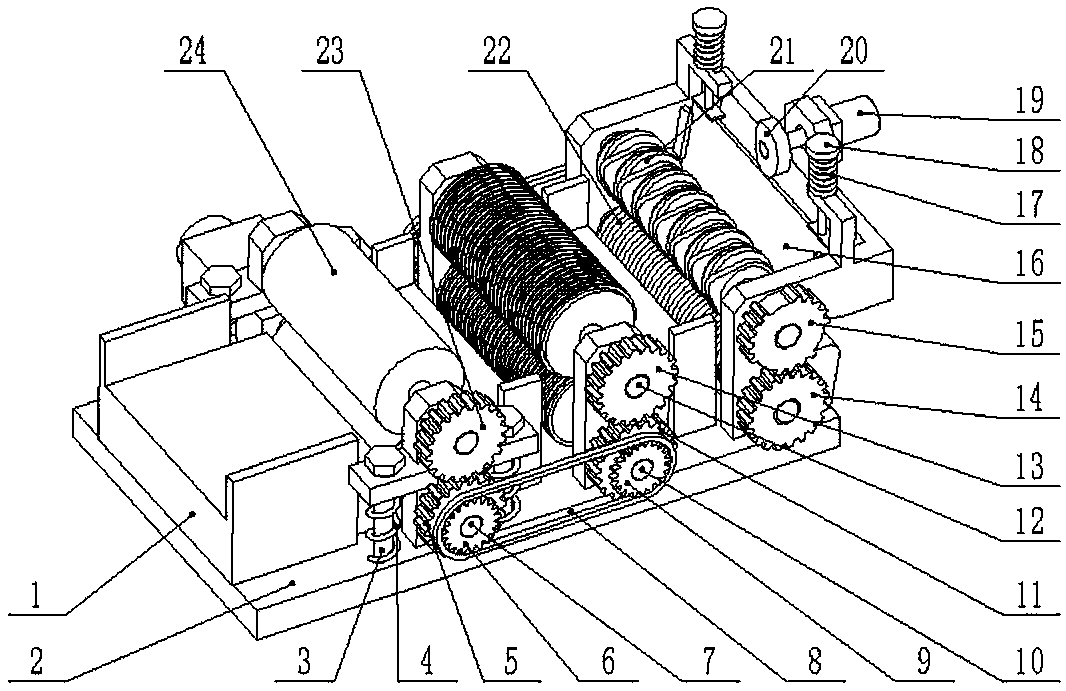 A convenient small tobacco leaf cutting device