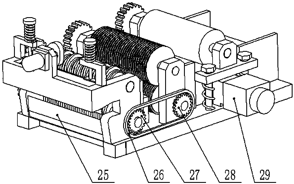 A convenient small tobacco leaf cutting device