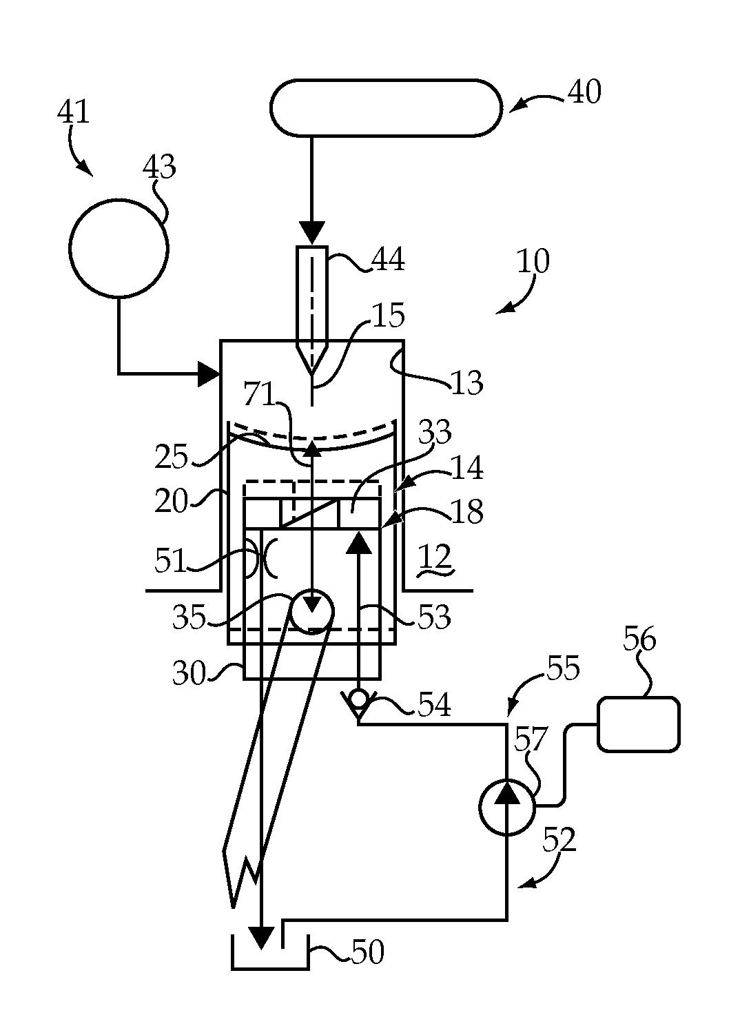 Variable compression ratio engine and method of operation