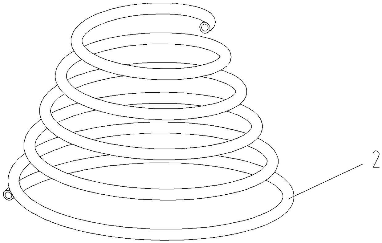 Cooling device of compressor