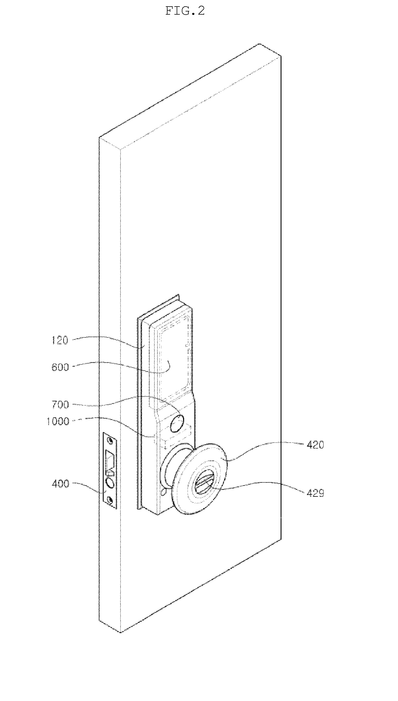 Digital entrance opening and closing device