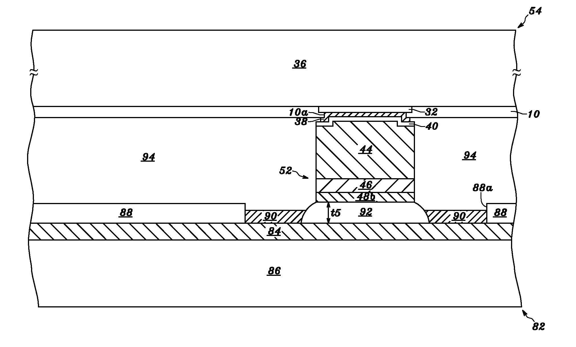 Chip assembly with interconnection by metal bump