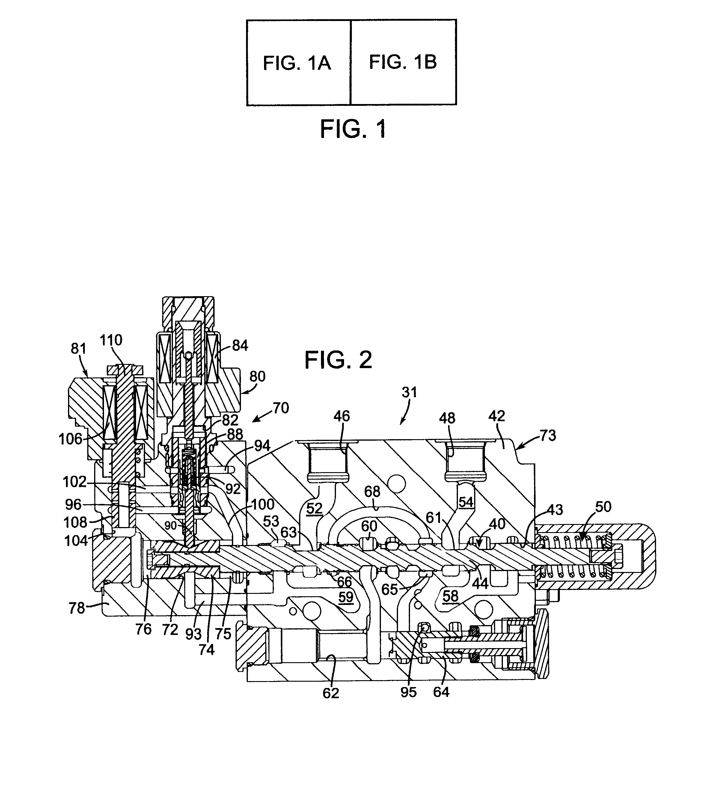 Hydraulic valve assembly with a pressure compensated directional spool valve and a regeneration shunt valve