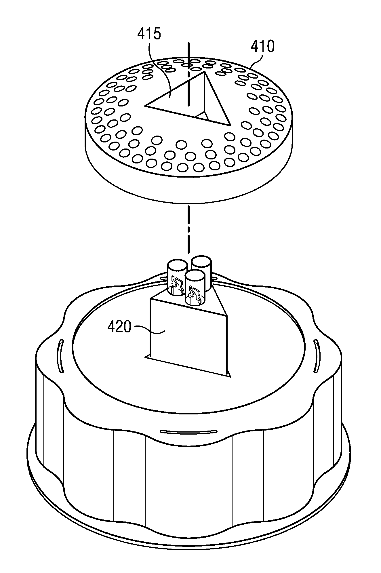 Fragrance producing lighting device